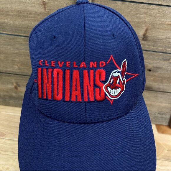 Cleveland Indians Hat Ball Cap MLB Starter The Right Hat Chief Wahoo Guardians - Picture 6 of 12